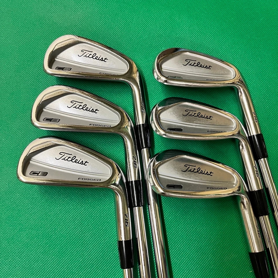 Titleist CB 716 Iron Set 6pcs 5-Pw Flex S Stiff Dynamic Gold S200 Golf Clubs - Image 1 of 4