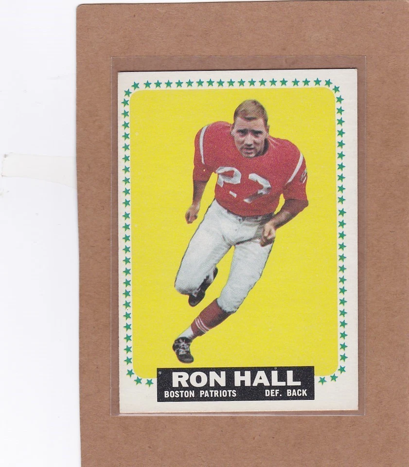 1964 TOPPS FOOTBALL RON HALL #12 PATRIOTS EX+ *A41989 - Image 1 of 1