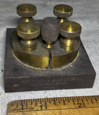antique LEEDS + NORTHRUP Scientific APPARATUS Telegraph/RR/Telephone SCIENCE LAB - Image 1 of 4