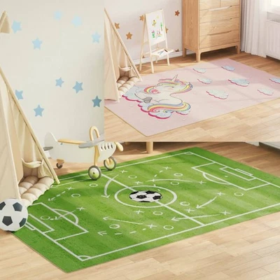 Kinderteppich Waschbar Spielteppich Kinderzimmer Kurzflor Matte Vorleger Läufer - Bild 1 von 4
