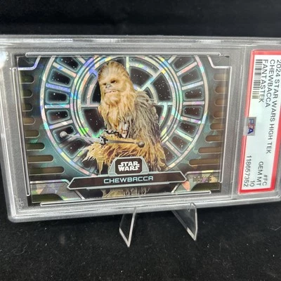 POP 1 2024 Topps Star Wars High Tek Chewbacca FantasTek /25 SSP - Image 1 of 4
