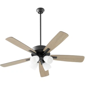 Quorum International 4525-459 Ovation Indoor Ceiling Fan Matte Black - Picture 1 of 2