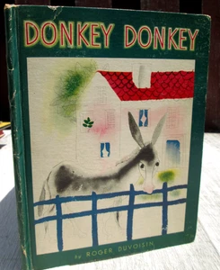Donkey-Donkey by Roger Duvoisin Grosset and Dunlap HC 1940 1st Edition - Bild 1 von 6