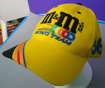 Vintage Checkered Flag Sports NASCAR #36 Ken Schrader M&M Racing Team Hat Cap - Image 1 of 4
