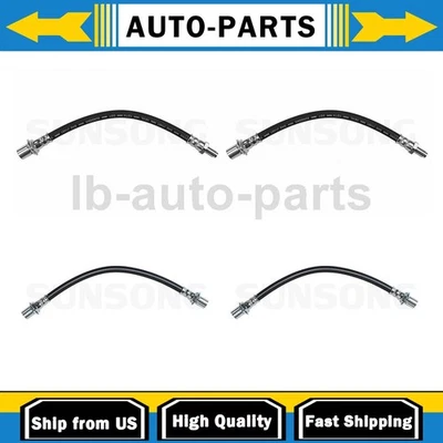 Manguera de freno delantera trasera 4x para Toyota Tercel 1985-1986 1,5 L tracción delantera Foto 1 de 4