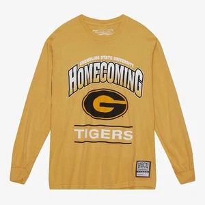 Men's Gold Grambling Tigers Homecoming Arch Long Sleeve T-Shirt Size Large - Picture 1 of 6