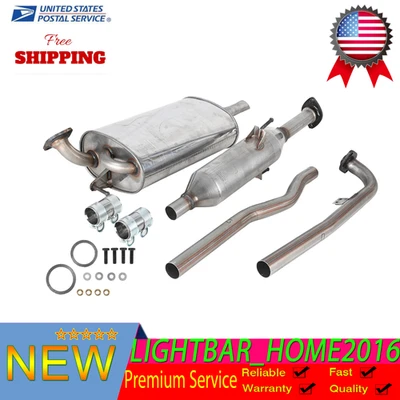 Stainless Muffler Resonator Pipe Exhaust System For 2003-2006 Toyota Camry 2.4L - Image 1 of 4