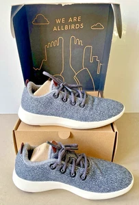 Allbirds natural grey wool runners mizzle new in box Size US M8 UK 7 EU 40 AU 7 - Picture 1 of 11