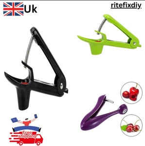 Cherry Olive Pitter Stoner Stone Pit Seed Remover Easy Squeeze Grip New Gift - Imagen 1 de 12