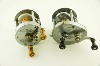 Lote de carretes antiguos vintage South Bend Prefect Oreno Shakespeare Direct Drive BH5 Foto 1 de 4