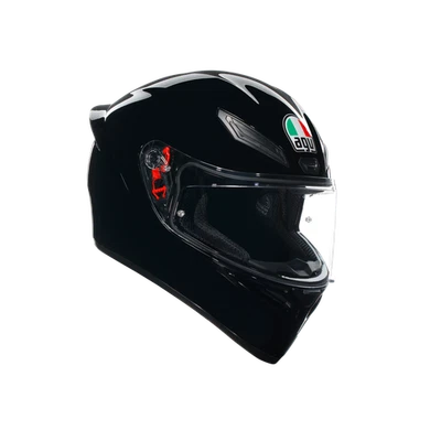 Casco Moto Integrale AGV K1 S AGV E2206 BLACK Nero Lucido Mono
