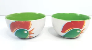 Kelloggs Corn Flakes Chicken Vintage Breakfast Collection 1998 2 Cereal Bowls - Picture 1 of 6