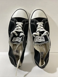 Scarpe basse Converse One Star da uomo nere bianche taglia 9 US stringate Y2K, - Foto 1 di 7