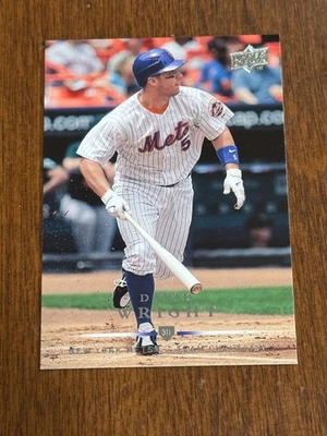 Upper Deck 2008 - Lista de verificación del equipo David Wright #366 New York Mets Foto 1 de 2