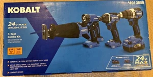 Kobalt tools - drill, impact driver, reciprocating saw, lamp - Picture 1 of 1