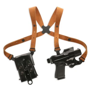 Galco Jackass Shoulder Leather Holster, Glock 17, Right Hand, Premium : JR224B - Picture 1 of 5