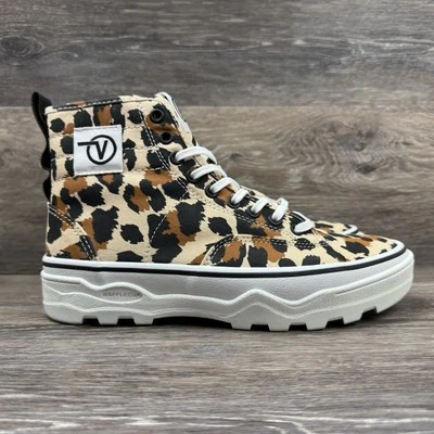 Zapatillas altas Vans Sentry WC estampado de leopardo para mujer talla 8,5 para hombre talla 7 animal Foto 1 de 4