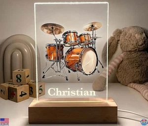 MIRROR MANIA Drum Set Percussion Instrument Nachtlicht Tisch Schreibtisch Lampe LED - Bild 1 von 6
