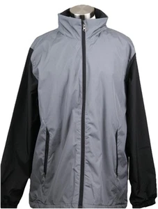 NEW Tri Mountain Jacket Women 3XL Gray Black Water-Resistant Fleece-Lined - Picture 1 of 6