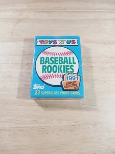 1991 Toys R Us Rookie SuperGloss Baseball Collectors Edition 33 Karten Set KOMPLETT - Bild 1 von 2