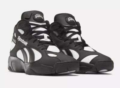 Мужские Reebok ATR насос вертикальный баскетбол туфли кроссовки черный белый 100032755 - Изображение 1 из 4