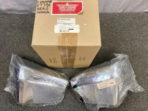 NEW GENUINE SHOW CHROME 53-427 ABS CHROME SIDE COVERS FOR VTX 750 AERO - Picture 1 of 2