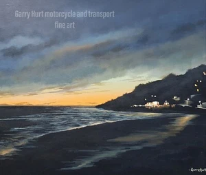 Impresión "Luces Ventnor" Isla de Wight A3 Edición Limitada - Imagen 1 de 1