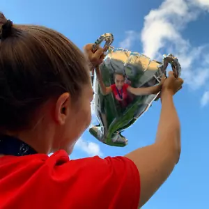 Champions League inflatable balloon trophy silver foil - Picture 1 of 3