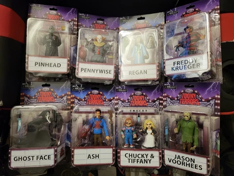 NECA Toony Terror figures (lot of 9) - Pennywise, Ghost face, Pinhead & More Cover