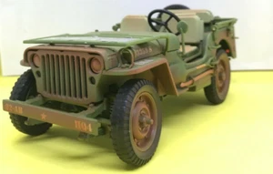 AMERICAN DIORAMA 77404A 1944 WILLYS JEEP US ARMY (DIRTY VERSION) 1:18 SCALE - Picture 1 of 12
