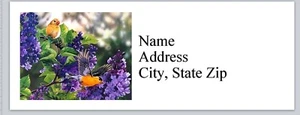 Personalized Address Labels Flowers Birds (bx 885) - Picture 1 of 3