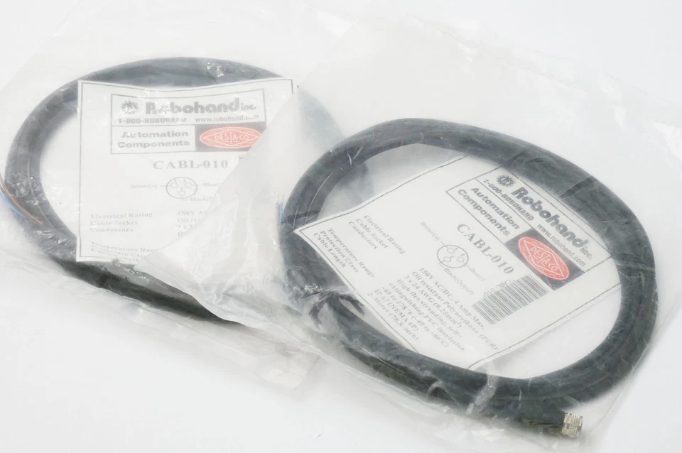 2x Robohand Destaco CABL-010 2m 3x 24AWG 0.25mm ² -unused/OVP- - Image 1 of 4