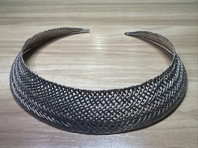 Tiffany & Co. Collar Vannerie Tejido Plata 925 MUY Raro Foto 1 de 4