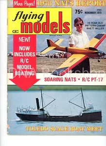 VTG Magazine Flying Models November 1973 Soaring NATS R/C PT-17 R/C Model Boats - Picture 1 of 2