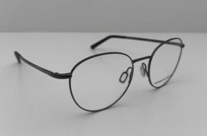 🕶️Made in Italy! Porsche Design P8759 Pol.Black Eyeglasses 51/19 140 /EUM172🕶️ - Picture 1 of 11