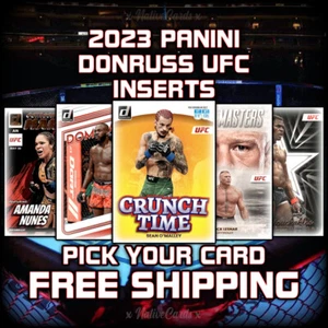 2023 Panini Donruss UFC Insert Cards - Pick Your Card - Free Shipping - Picture 1 of 1