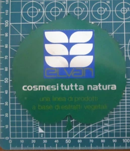 Elvan Kosmetik AUFKLEBER STICKER VINTAGE NEU ORIGINAL - Bild 1 von 2