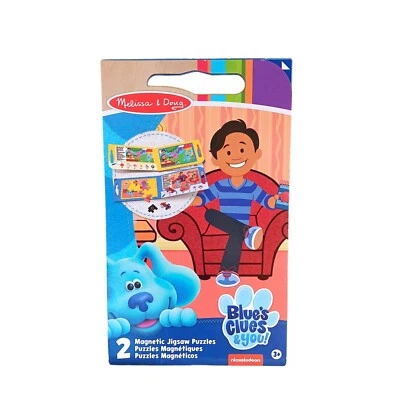 Melissa & Doug Blue's Clues & You! Rompecabezas magnéticos para llevar 2x15 piezas Foto 1 de 3