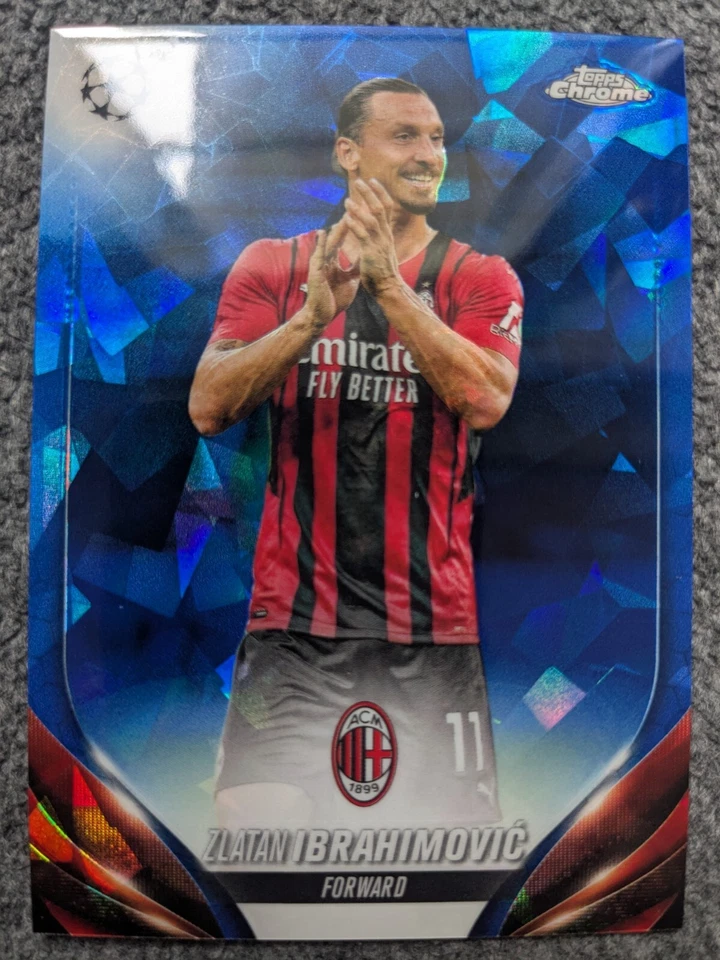 2023-24 TOPPS CHROME SAPPHIRE UEFA ZLATAN IBRAHIMOVIC IMAGE VARIATIONS#CVS-9 - Image 1 of 1