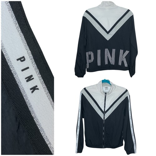 UNDERCOVER Giacca a vento Victoria's Secret ROSA XS Small full zip anorak logo pista