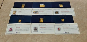 USPS Pride & Patriotism 24k Gold Plated Silver Stamps - Picture 1 of 10