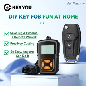 KEYYOU Programmer OBD Remote Key For Escort Fusion Mondeo F150 Ranger 2013-2019 - Bild 1 von 10
