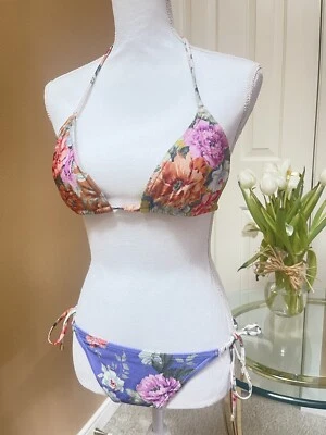 Conjunto de bikini Zimmermann Pattie empalmado NUEVO talla 12 EE. UU. Foto 1 de 4