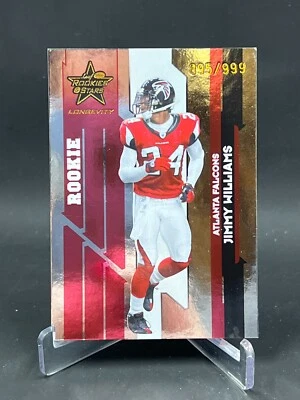 2006 Leaf Rookies And Stars Jimmy Williams Rookie RC  Card #182 /999 - Image 1 of 2