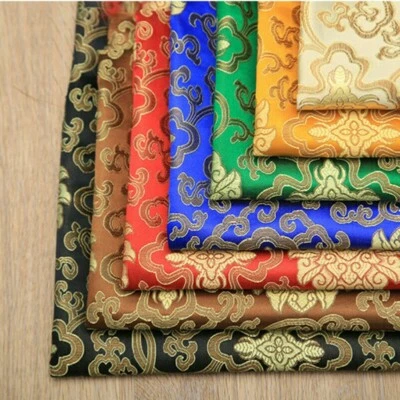 Floral Jacquard Damask Fabric Chinese Brocade Qipao Apparel Cloth By Metre - image 1 of 4