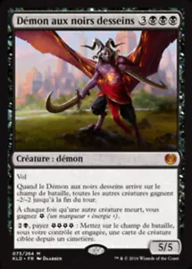 Dämon mit schwarzen Designs Demon of Dark Schemes MTG Magic VF - Bild 1 von 1