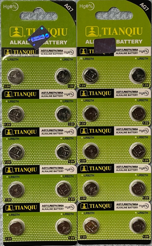 20 X AG7 399B V395 D395 SR927SW D399 GR927 LR927H WATCH CELL BATTERY Hg0%  - Image 1 of 1