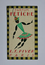 PARFUM FETICHE, ancienne carte parfumée, Piver Paris, Marsalet Jean, Herbault,41
