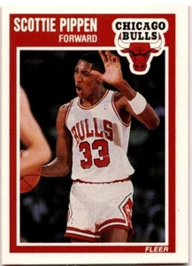 1989-90 FLEER Basketball NM/M Trading Card #23 - SCOTTIE PIPPEN, Chicago Bulls - Picture 1 of 2