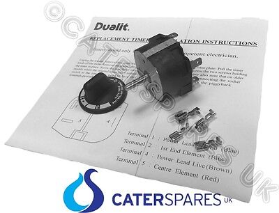 Genuine Dualit Toaster Timer Control Switch Inc Knob Screws & Wiring Guide Parts • 21£